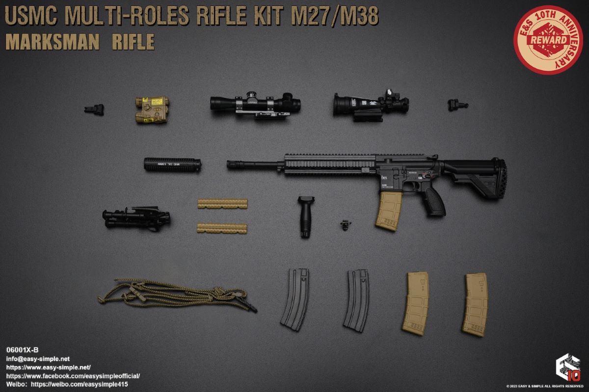 MULTI-ROLES RIFLE KIT M27/M38 1/6