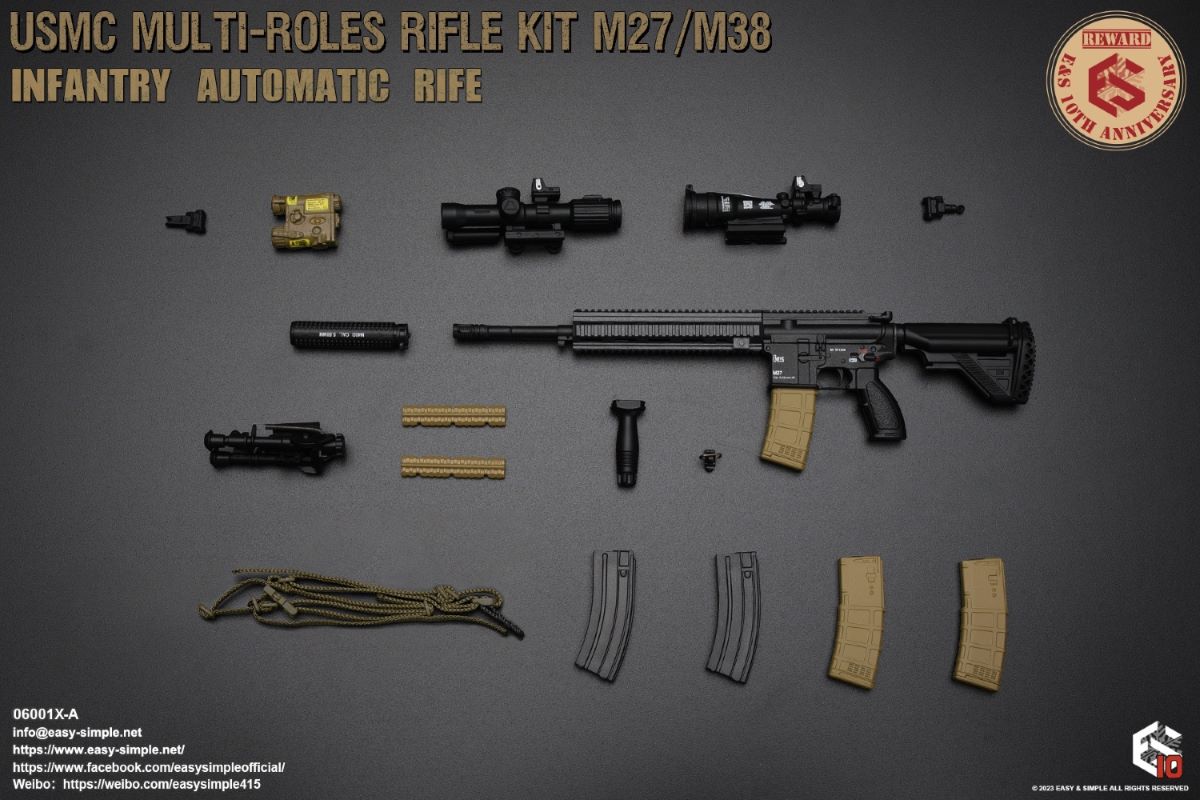 MULTI-ROLES RIFLE KIT M27/M38 1/6