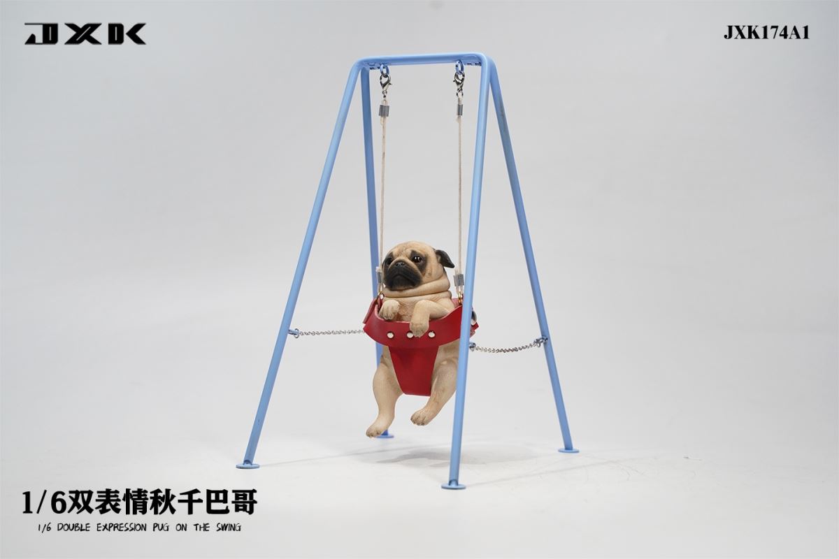 Pug On The Swing 1/6