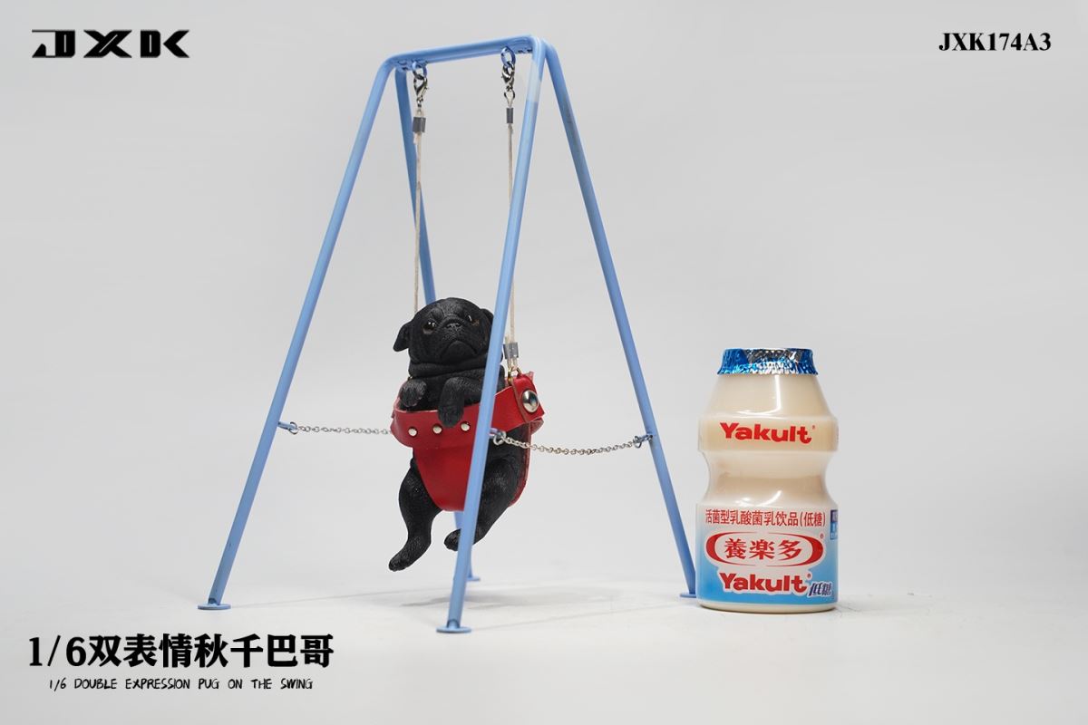 Pug On The Swing 1/6