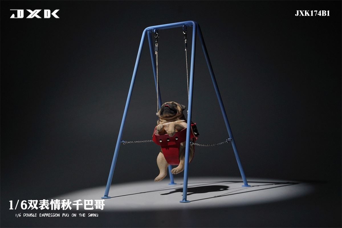 Pug On The Swing 1/6