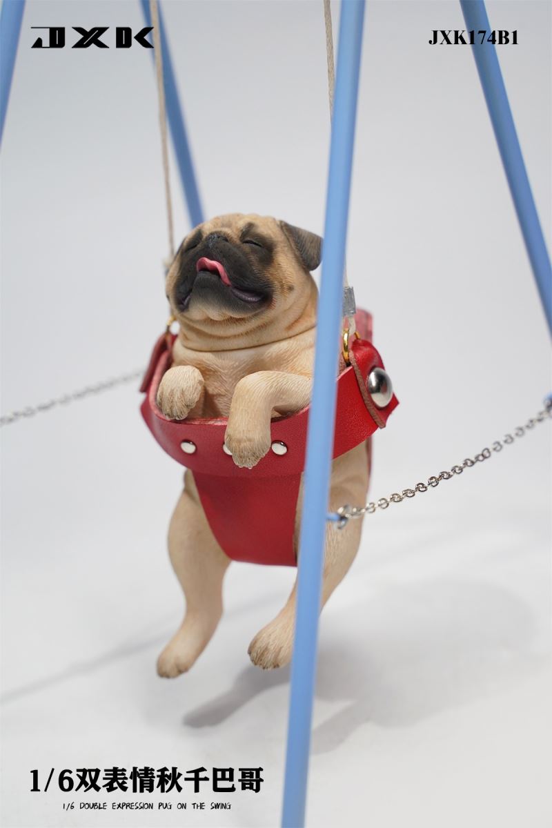 Pug On The Swing 1/6