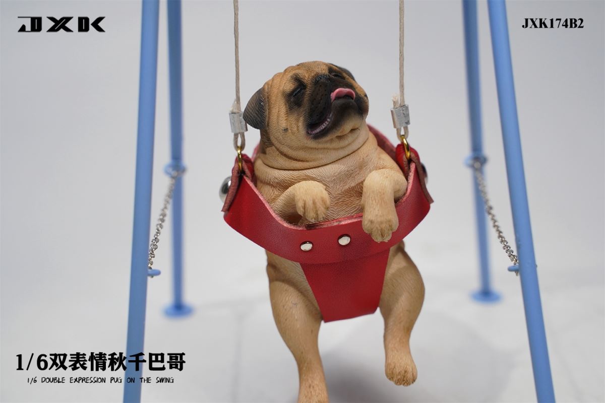 Pug On The Swing 1/6