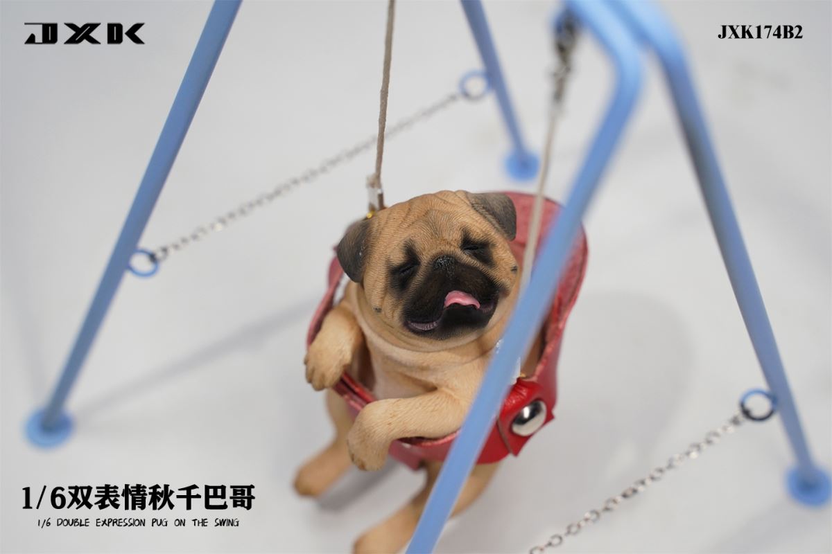 Pug On The Swing 1/6