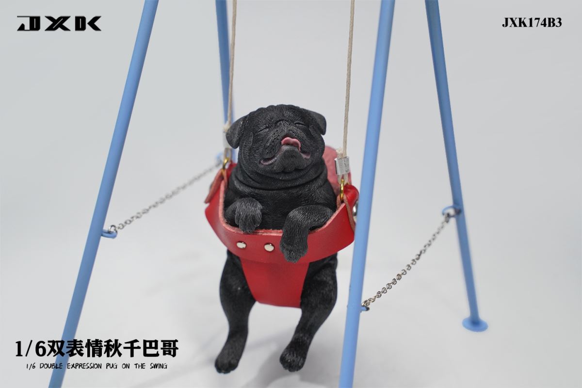 Pug On The Swing 1/6