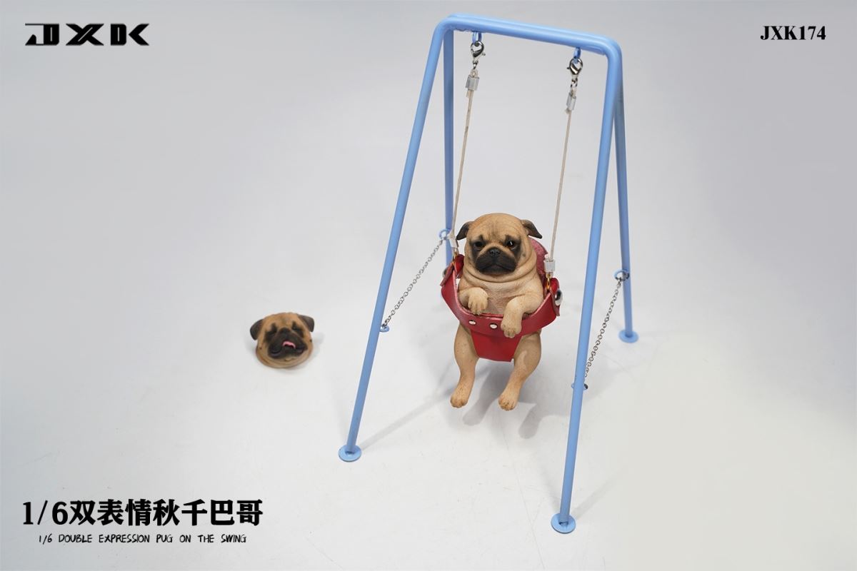 Pug On The Swing 1/6