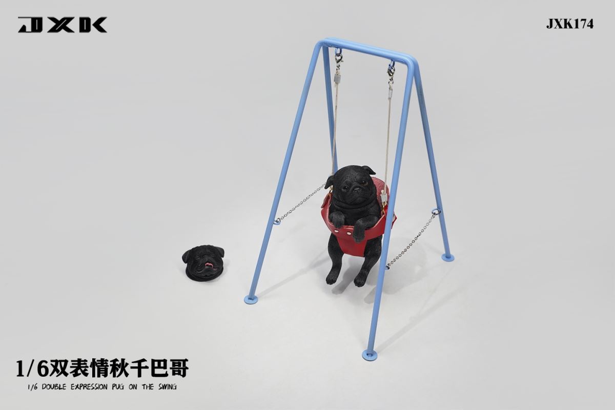 Pug On The Swing 1/6