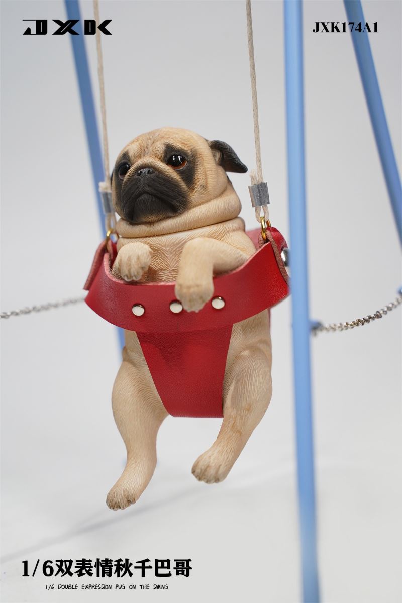 Pug On The Swing 1/6