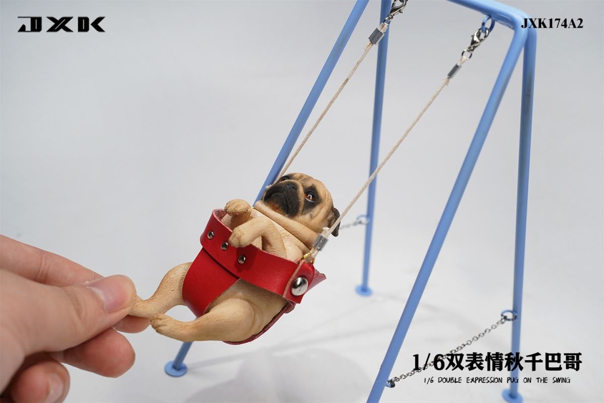 Pug On The Swing 1/6