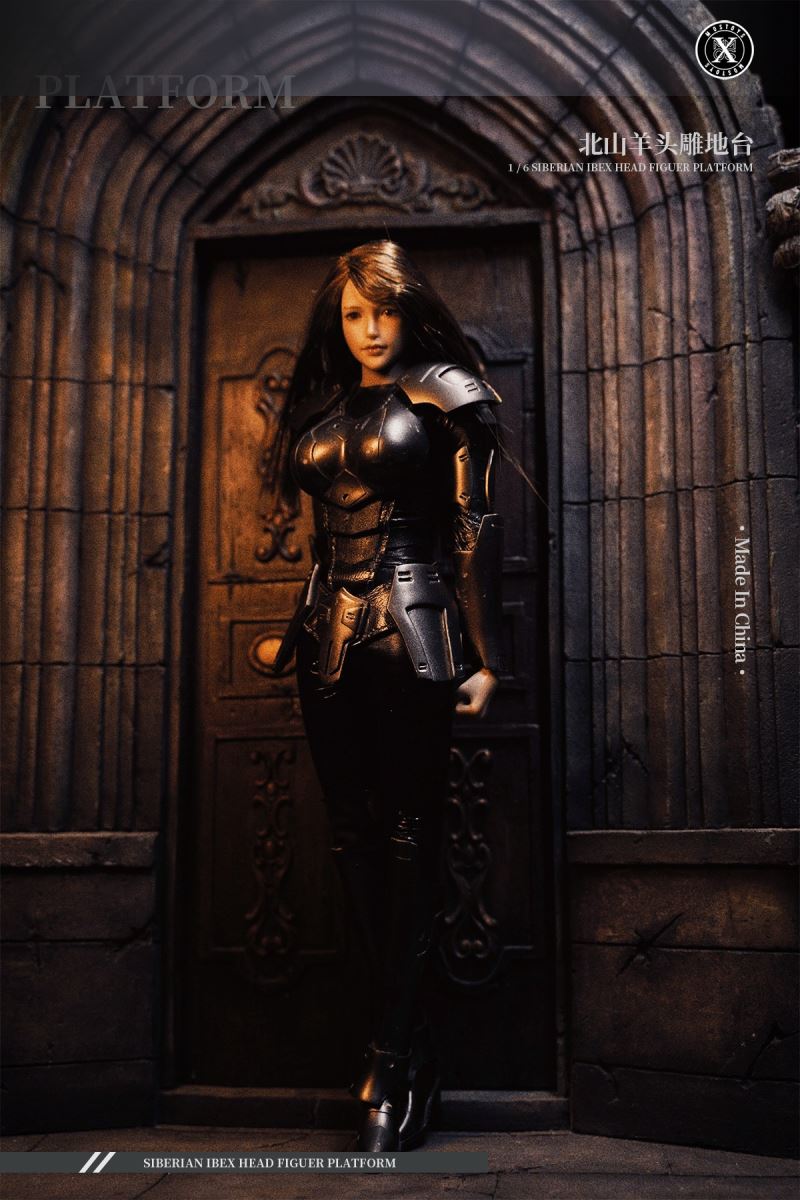 Siberian Ibex Head Figuer Platform (MS2204B) 1/6