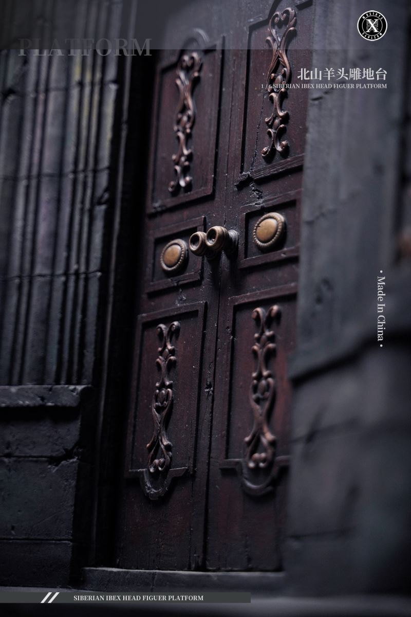 Siberian Ibex Head Figuer Platform (MS2204B) 1/6