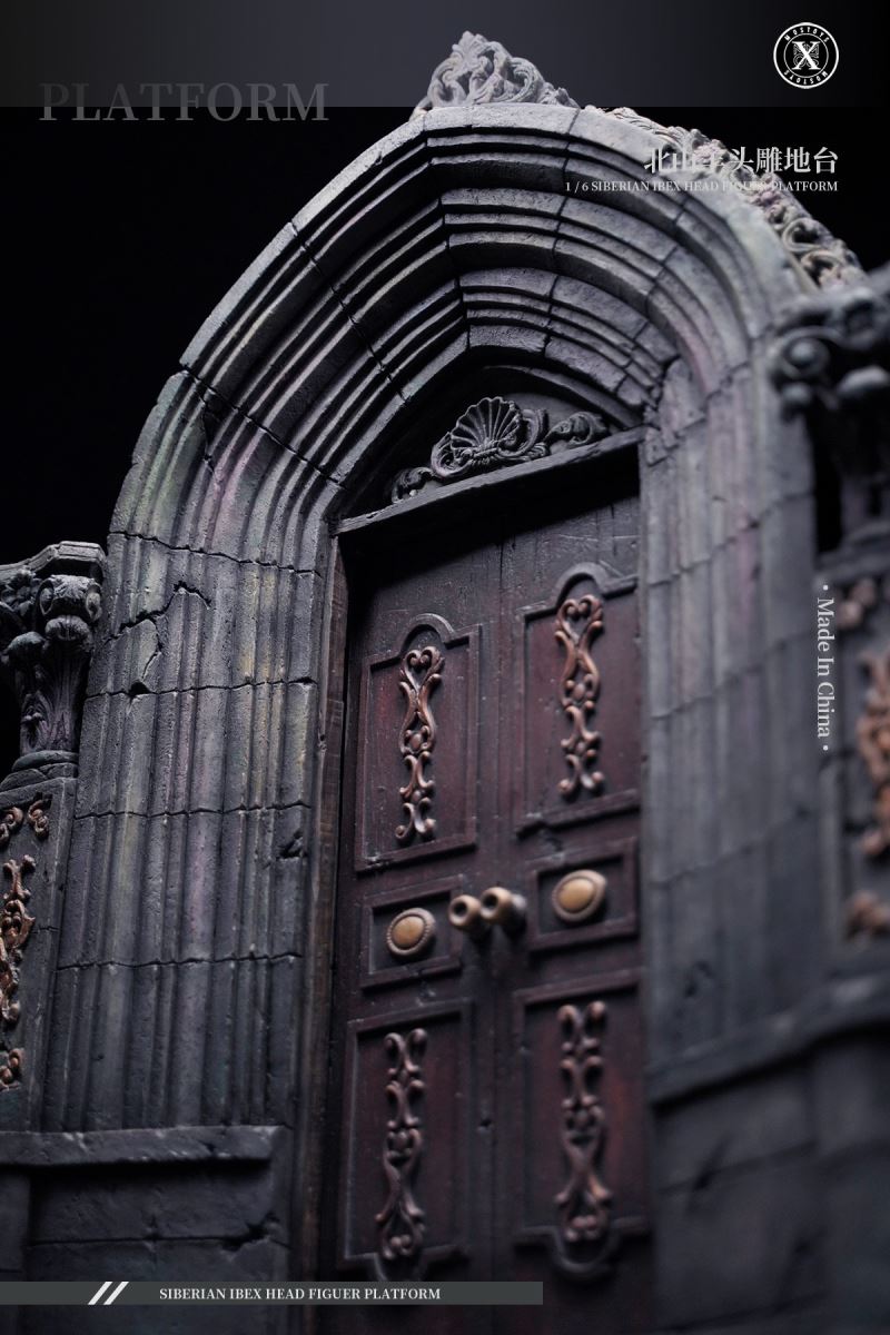 Siberian Ibex Head Figuer Platform (MS2204B) 1/6