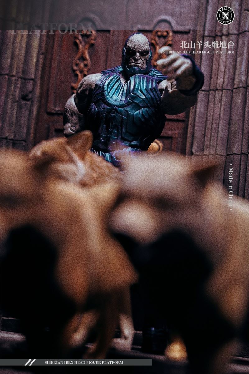 Siberian Ibex Head Figuer Platform (MS2204B) 1/6