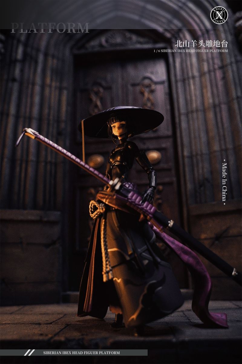 Siberian Ibex Head Figuer Platform (MS2204B) 1/6