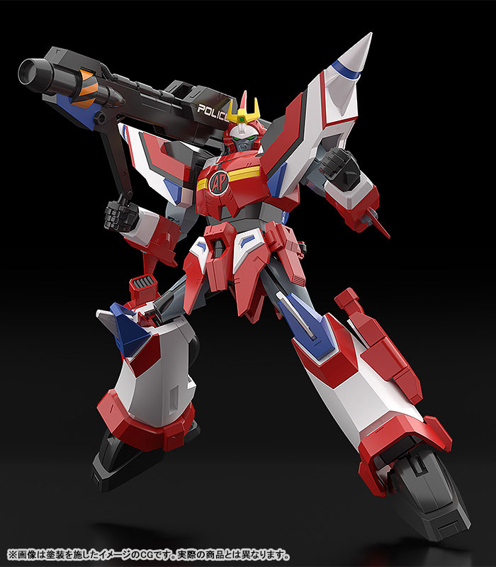 MODEROID Armored Police Metal Jack Hyper Red Jack Armor