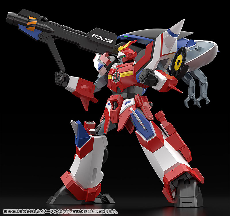 MODEROID Armored Police Metal Jack Hyper Red Jack Armor
