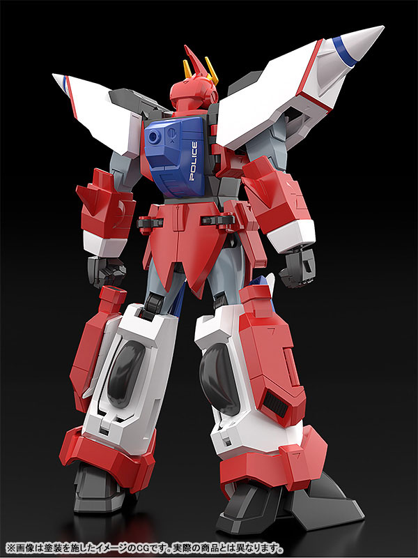 MODEROID Armored Police Metal Jack Hyper Red Jack Armor