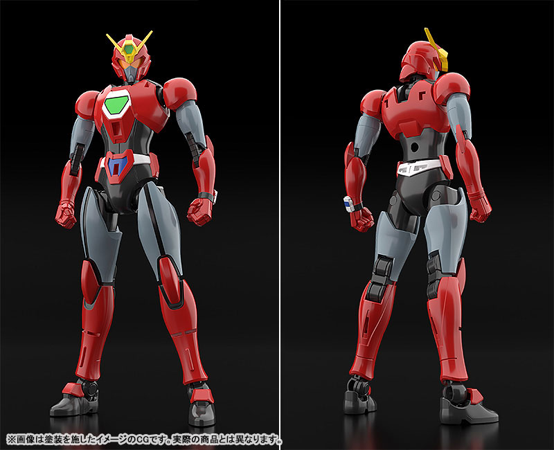 MODEROID Armored Police Metal Jack Hyper Red Jack Armor