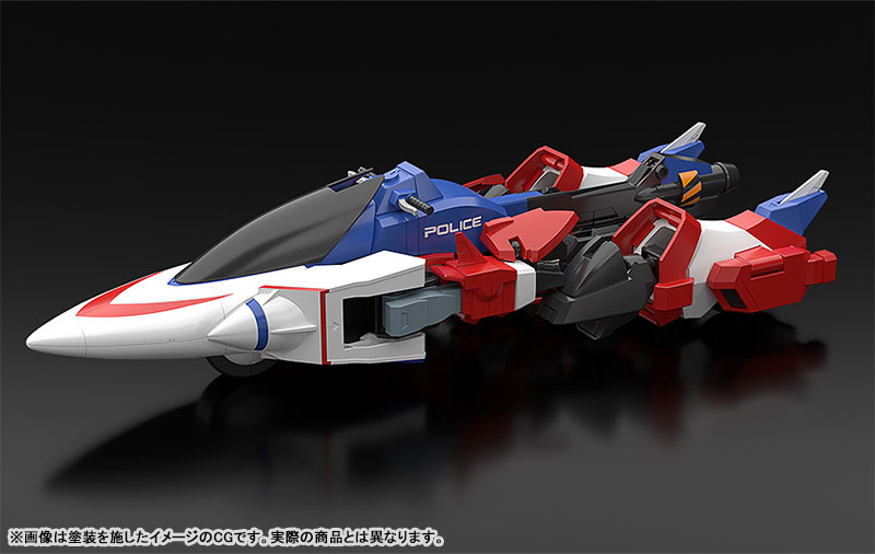 MODEROID Armored Police Metal Jack Hyper Red Jack Armor