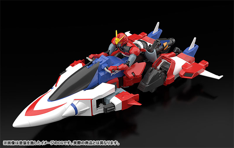 MODEROID Armored Police Metal Jack Hyper Red Jack Armor