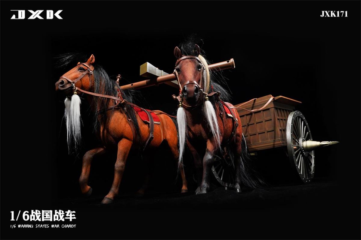 Warring States War Chariot scene platform 1/6
