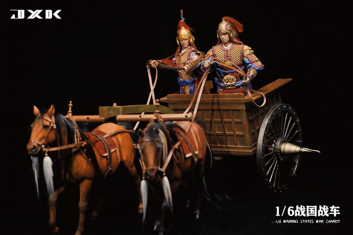 Warring States War Chariot scene platform 1/6