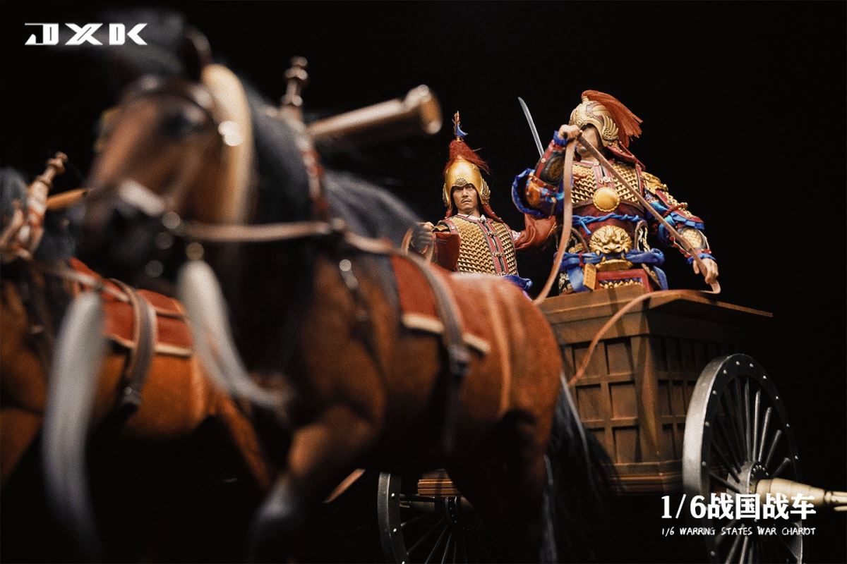 Warring States War Chariot scene platform 1/6