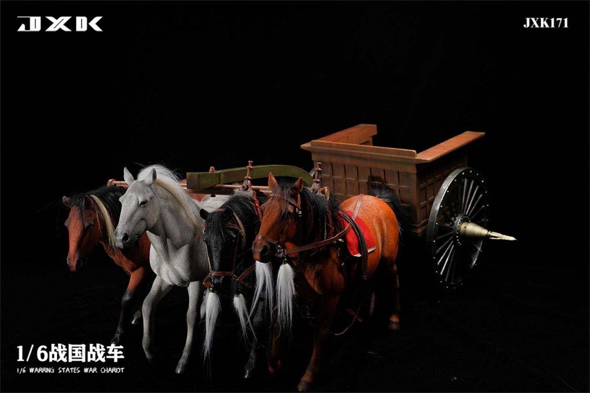 Warring States War Chariot scene platform 1/6