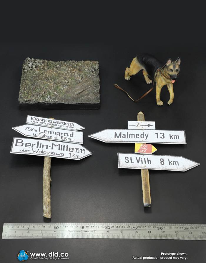 World War II Street Sign Universal Accessory Kit 1/6