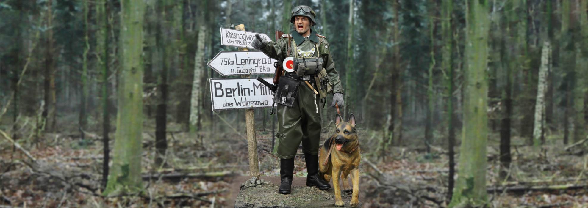 World War II Street Sign Universal Accessory Kit 1/6