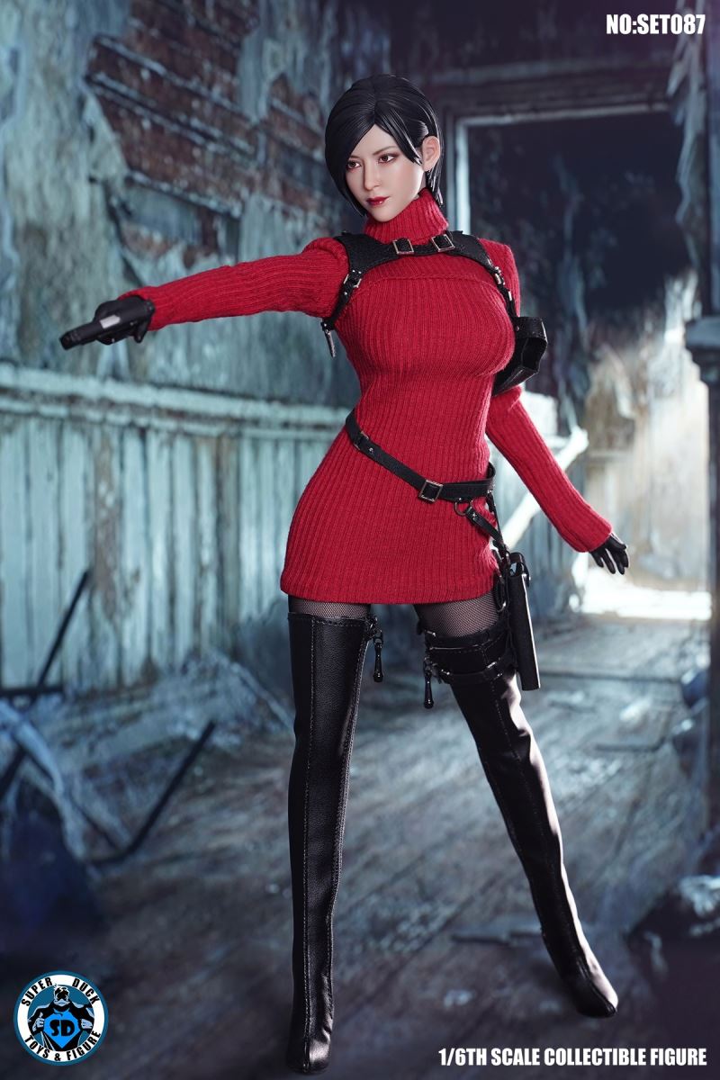 sexy female spy accessories set 1/6