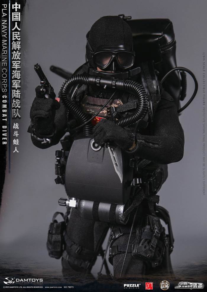 Chinese People's Liberation Army Marine Corps - Combat Frogman 1/6