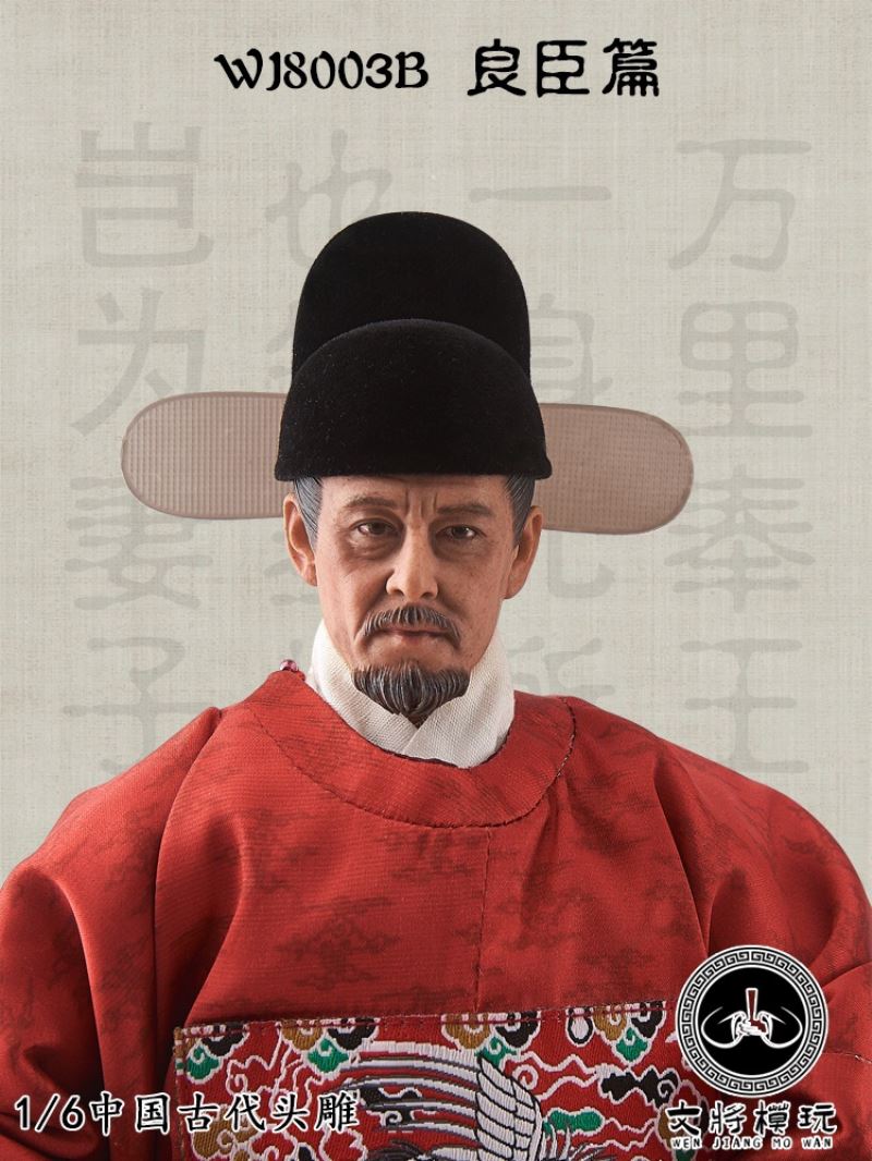 Ancient Chinese Head Sculpture Liangchen 1/6