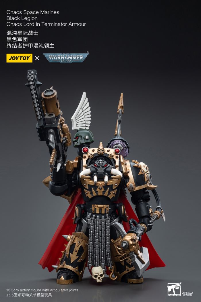 Chaos Space Marines Black Legion Chaos Lord in Terminator Armour