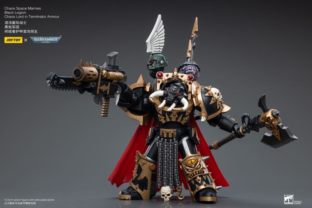 Chaos Space Marines Black Legion Chaos Lord in Terminator Armour