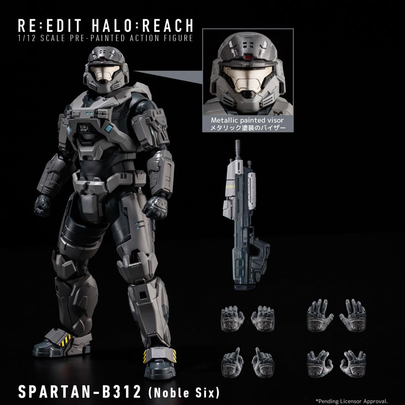 RE:EDIT Halo: REACH 1/12 SCALE SPARTAN-B312 (Noble Six)