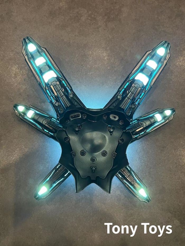 Holographic MK85 Chrysanthemum Cannon Primary Color MK85 Back Cannon and Holographic Head Sculpture