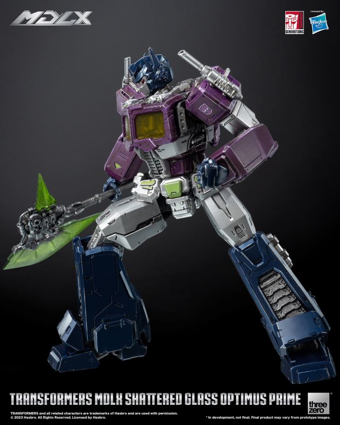 MDLX Shattered Glass Optimus Prime