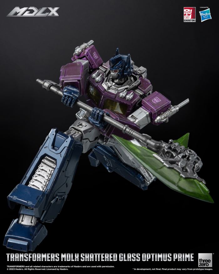 MDLX Shattered Glass Optimus Prime