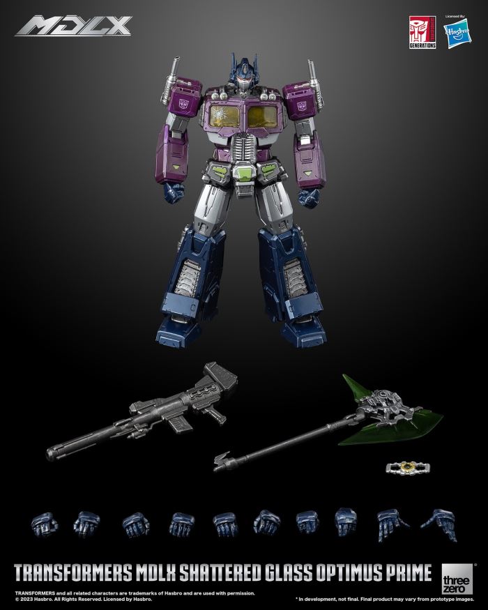 MDLX Shattered Glass Optimus Prime