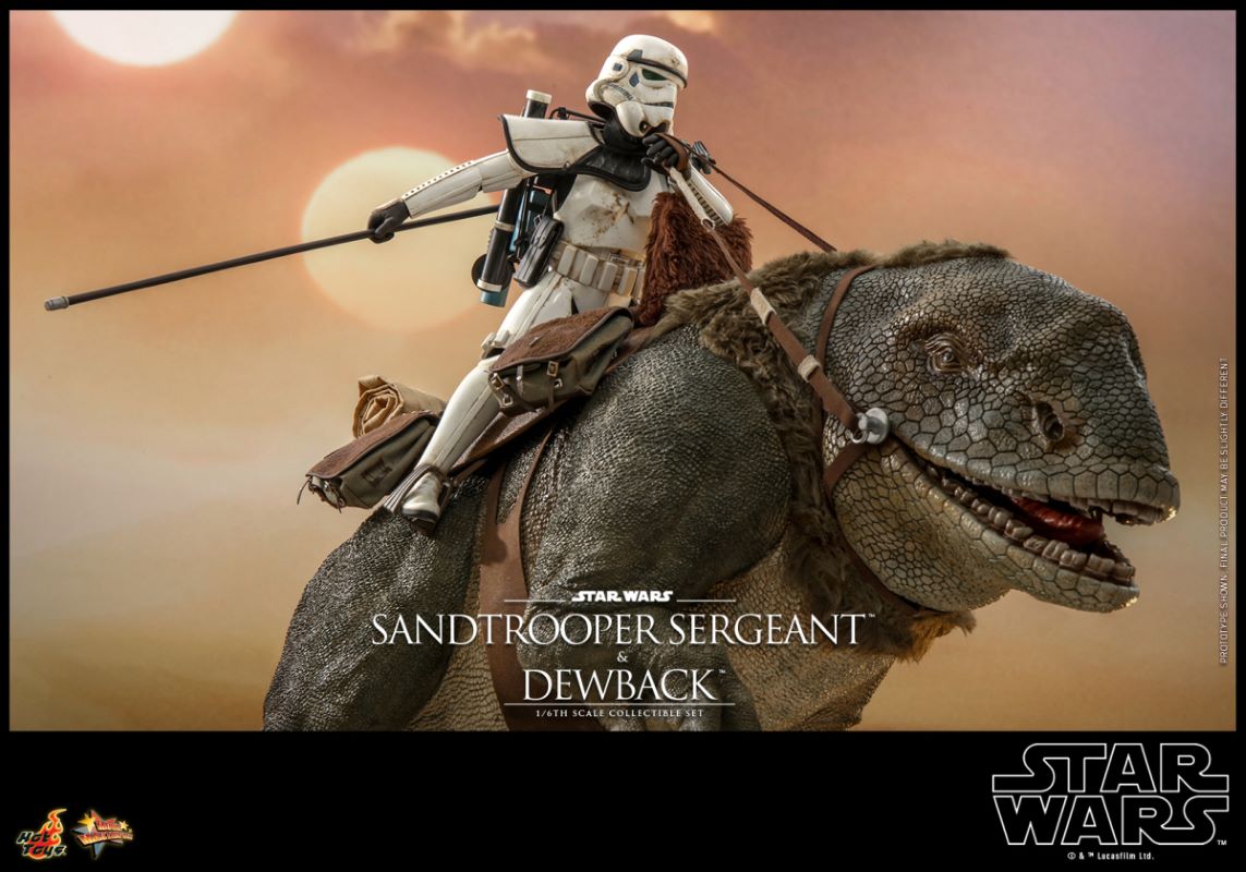 Sandtrooper Sergeant & Dewback - Star Wars Episode IV : A New Hope 1/6