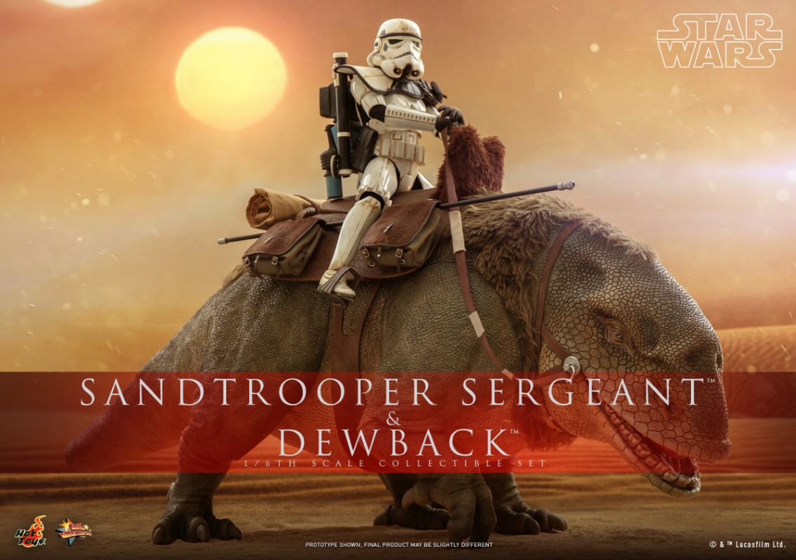 Sandtrooper Sergeant & Dewback - Star Wars Episode IV : A New Hope 1/6