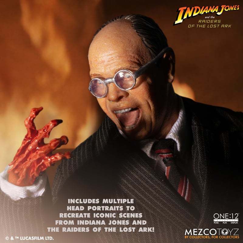 ONE:12 COLLECTIVE Major Toht and Ark of the Covenant Deluxe Boxed Set