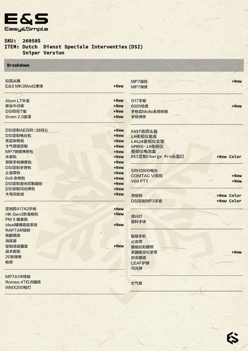 Dutch DSI Sniper 1/6