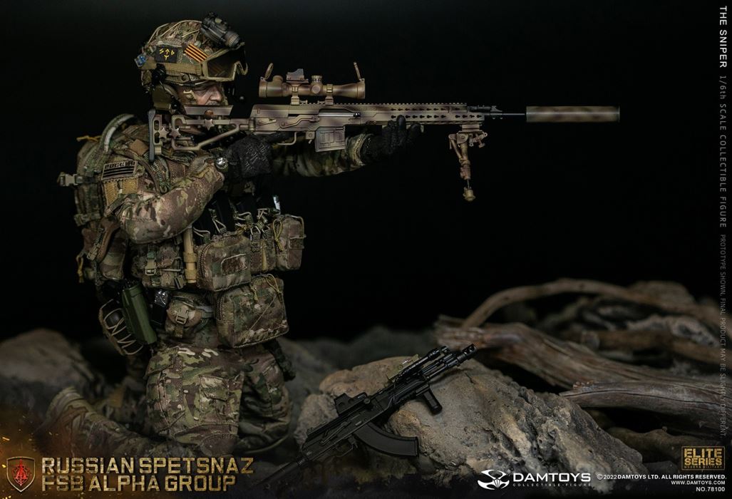 RUSSIAN SPETSNAZ FSB ALPHA GROUP SNIPER 1/6