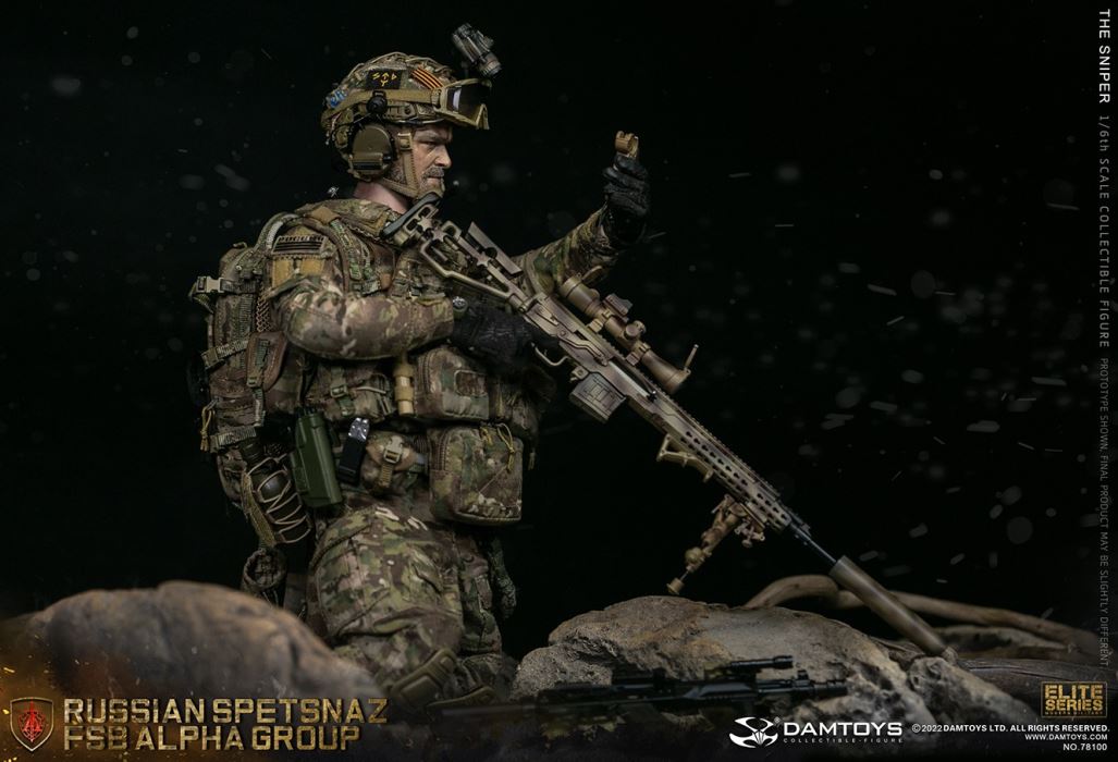 RUSSIAN SPETSNAZ FSB ALPHA GROUP SNIPER 1/6