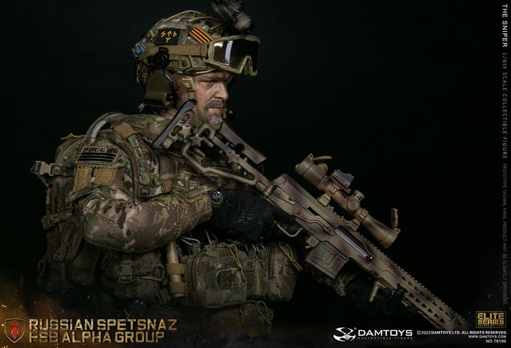 RUSSIAN SPETSNAZ FSB ALPHA GROUP SNIPER 1/6