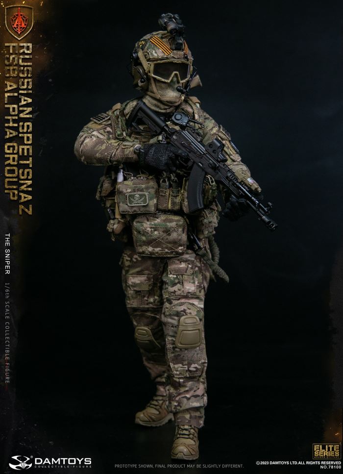 RUSSIAN SPETSNAZ FSB ALPHA GROUP SNIPER 1/6