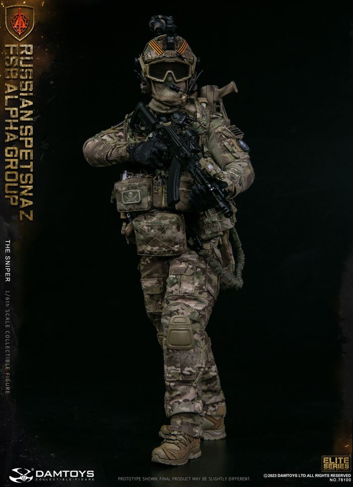 RUSSIAN SPETSNAZ FSB ALPHA GROUP SNIPER 1/6
