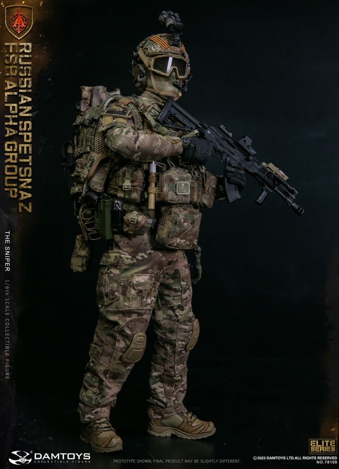 RUSSIAN SPETSNAZ FSB ALPHA GROUP SNIPER 1/6